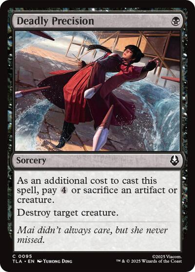 Deadly Precision (TLA) #95 Common Avatar: The Last Airbender Magic: The Gathering: 2025
