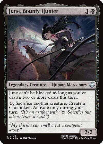 June Bounty Hunter (TLA) #106 Uncommon Avatar: The Last Airbender Magic: The Gathering: 2025