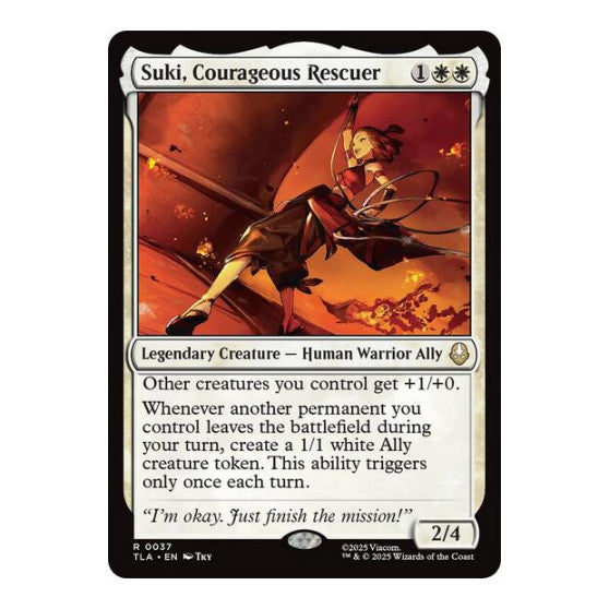 Suki, Courageous Rescuer (TLA) #37 Rare Avatar: The Last Airbender Magic: The Gathering: 2025