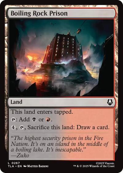 2025 Magic: Avatar: The Last Airbender (TLA) - Boiling Rock Prison (#267, Land)