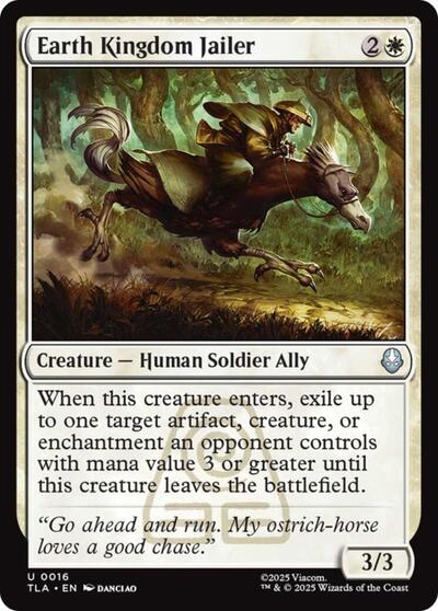 Earth Kingdom Jailer (TLA) #16 Uncommon Avatar: The Last Airbender Magic: The Gathering: 2025
