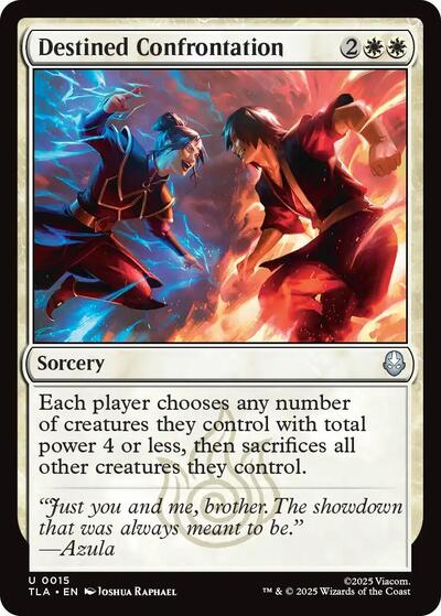 Destined Confrontation (TLA) #15 Uncommon Avatar: The Last Airbender Magic: The Gathering: 2025
