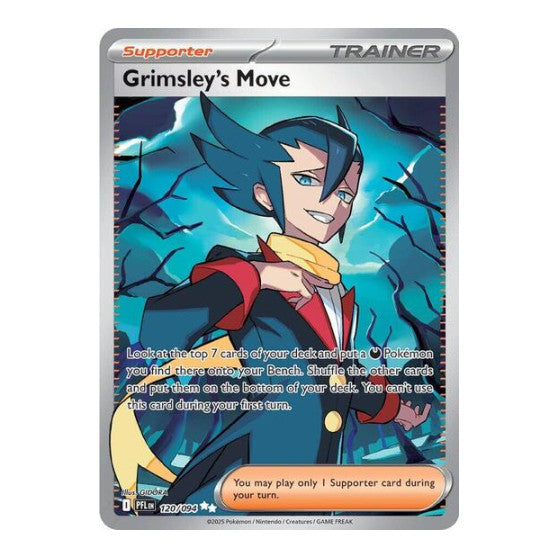 Grimsley's Move - 120/094 (PFL) #120/094 Ultra Rare (Holofoil Near Mint) ME02: Phantasmal Flames Pokemon: 2025