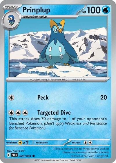Prinplup (PFL) #028/094 Common ME02: Phantasmal Flames Pokemon: 2025