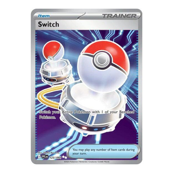 Switch (PFL) #123/094 Ultra Rare (Holofoil Near Mint) ME02: Phantasmal Flames Pokemon: 2025