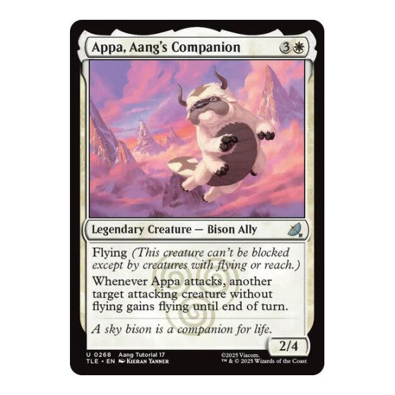 Appa, Aang's Companion (0268) (TLE) #268 Uncommon (Lightly Played) Avatar: The Last Airbender: Eternal-Legal Magic: The Gathering: 2025