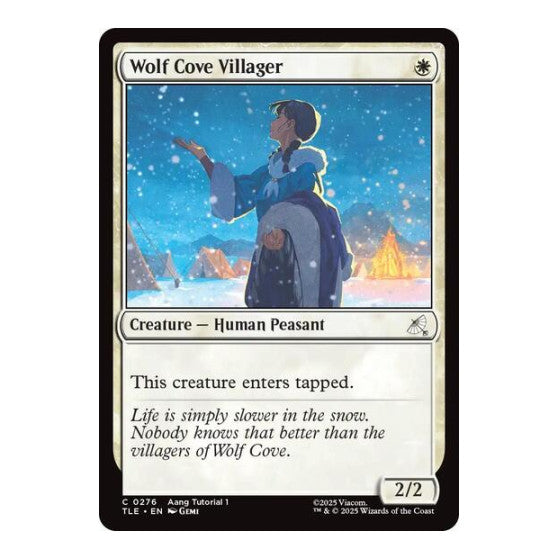 Wolf Cove Villager (0276) (TLE) #276 Common (Lightly Played) Avatar: The Last Airbender: Eternal-Legal Magic: The Gathering: 2025