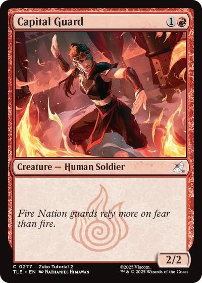 Capital Guard 0277 (TLE) #277 Common (Lightly Played) Avatar: The Last Airbender: Eternal-Legal Magic: The Gathering: 2025