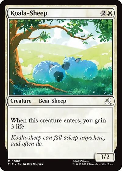 Koala Sheep (TLE) #80 Common Avatar: The Last Airbender: Eternal-Legal Magic: The Gathering: 2025