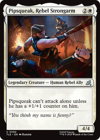 Pipsqueak Rebel Strongarm (TLE) #82 Uncommon (Lightly Played) Avatar: The Last Airbender: Eternal-Legal Magic: The Gathering: 2025