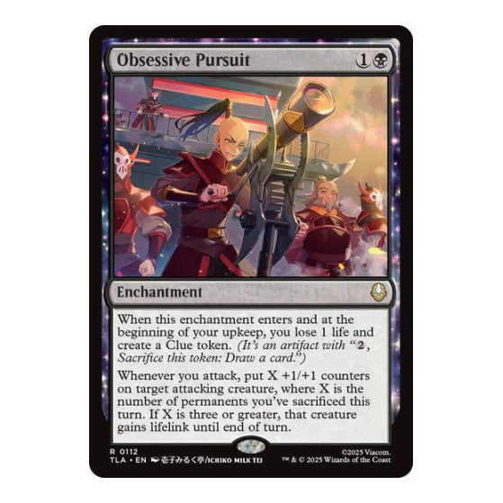Obsessive Pursuit (TLA) #112 Rare Avatar: The Last Airbender Magic: The Gathering: 2025