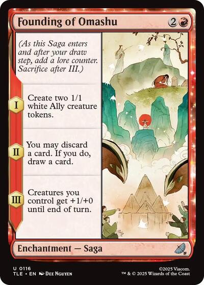 Founding of Omashu (TLE) #116 Uncommon Avatar: The Last Airbender: Eternal-Legal Magic: The Gathering: 2025