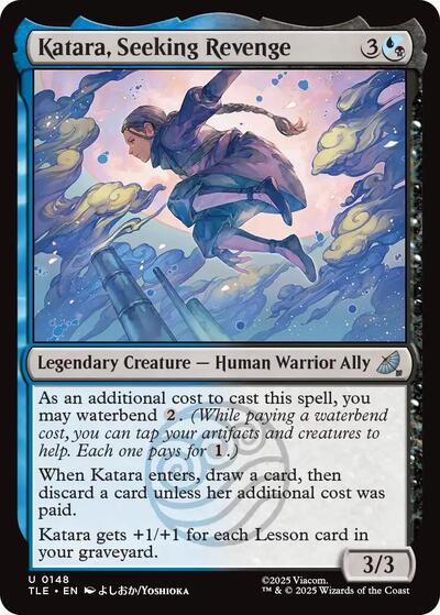 Katara Seeking Revenge (TLE) #148 Uncommon Avatar: The Last Airbender: Eternal-Legal Magic: The Gathering: 2025