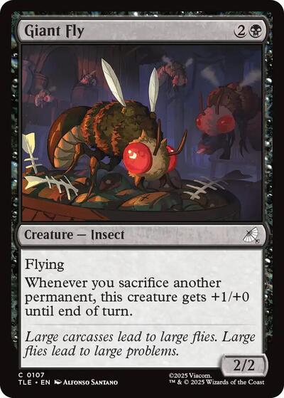 Giant Fly (TLE) #107 Common (Lightly Played) Avatar: The Last Airbender: Eternal-Legal Magic: The Gathering: 2025