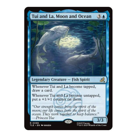 Tui and La, Moon and Ocean (TLE) #96 Rare (Near Mint) Avatar: The Last Airbender: Eternal-Legal Magic: The Gathering: 2025