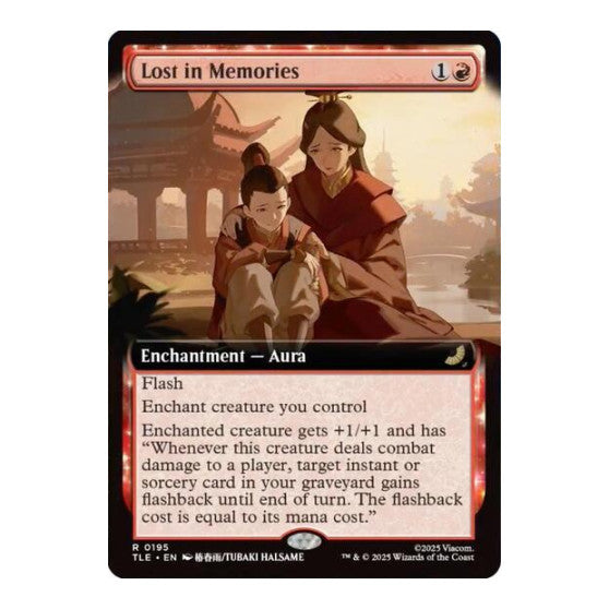 Lost in Memories (Extended Art) (TLE) #195 Rare (Foil Lightly Played) Avatar: The Last Airbender: Eternal-Legal Magic: The Gathering: 2025