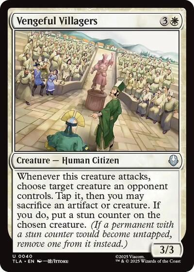 Vengeful Villagers (TLA) #40 Uncommon Avatar: The Last Airbender Magic: The Gathering: 2025