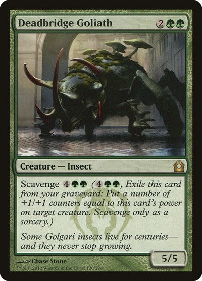 Deadbridge Goliath (RTR) #120 Rare Return to Ravnica Magic: The Gathering: 2012