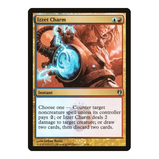 Izzet Charm (DDJ) #21 Uncommon (Lightly Played) Duel Decks: Izzet vs. Golgari Magic: The Gathering: 2012