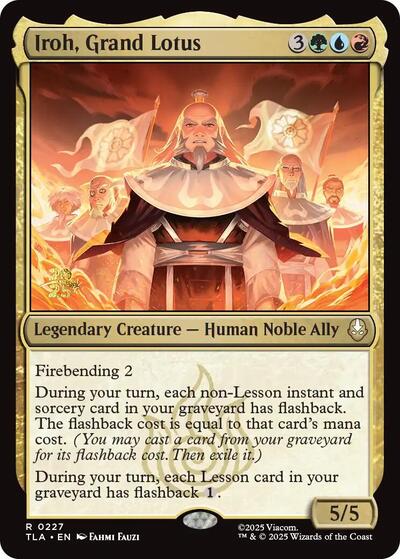 Iroh Grand Lotus (PRE) #227s Rare (Foil Near Mint) Prerelease Cards Magic: The Gathering: 2026