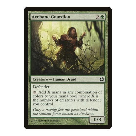 Axebane Guardian (RTR) #115 Common Return to Ravnica Magic: The Gathering: 2012