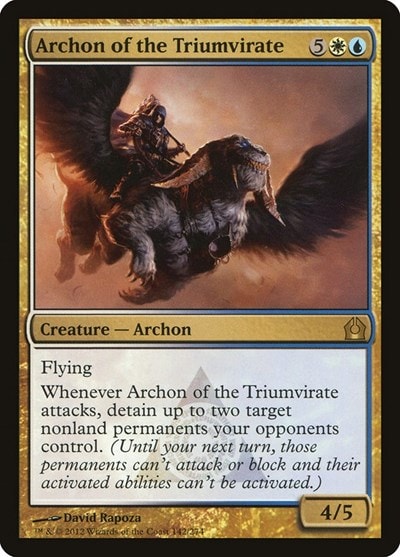 Archon of the Triumvirate (RTR) #142 Rare (Moderately Played) Return to Ravnica Magic: The Gathering: 2012