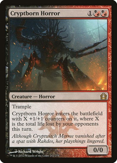 Cryptborn Horror (RTR) #212 Rare Return to Ravnica Magic: The Gathering: 2012