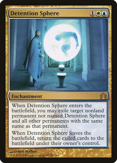 2012 Magic: Return to Ravnica (RTR) - Detention Sphere (#155, Rare) (Lightly Played)