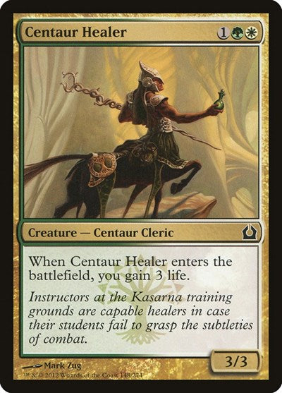 2012 Magic: Return to Ravnica (RTR) - Centaur Healer (#148, Common) (Lightly Played)