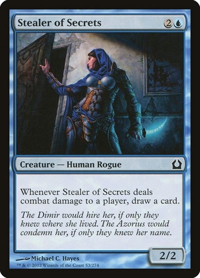Stealer of Secrets (RTR) #53 Common (Moderately Played) Return to Ravnica Magic: The Gathering: 2012