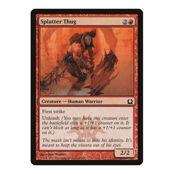 Splatter Thug (RTR) #105 Common (Lightly Played) Return to Ravnica Magic: The Gathering: 2012