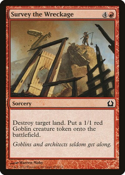 Survey the Wreckage (RTR) #107 Common Return to Ravnica Magic: The Gathering: 2012