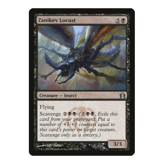 Zanikev Locust (RTR) #84 Uncommon (Lightly Played) Return to Ravnica Magic: The Gathering: 2012
