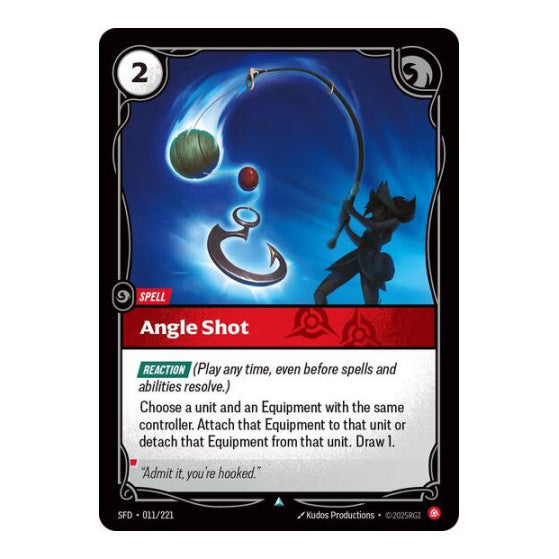 Angle Shot (SFD) #011/221 Uncommon Spiritforged Riftbound: League of Legends Trading Card Game: 2026