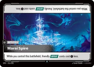 Marai Spire (SFD) #211/221 Uncommon Spiritforged Riftbound: League of Legends Trading Card Game: 2026