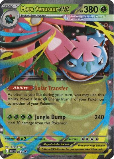 Mega Venusaur ex - 013 (MEP) #013 Promo (Holofoil Near Mint) ME: Mega Evolution Promo Pokemon: 2025