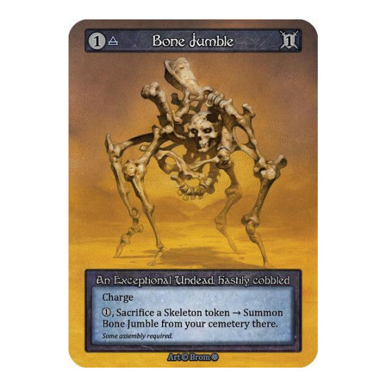 Bone Jumble (GT) Exceptional (Lightly Played) Gothic Sorcery: Contested Realm: 2025