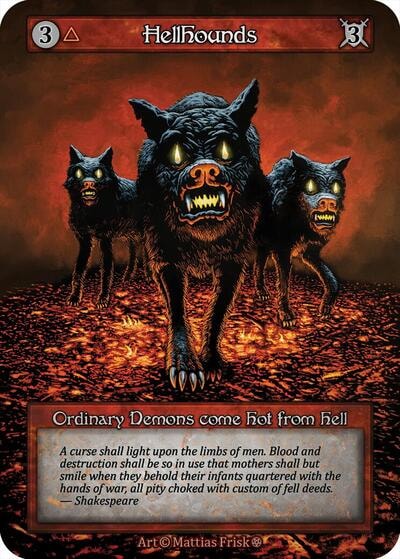 Hellhounds (GT) Ordinary Gothic Sorcery: Contested Realm: 2025