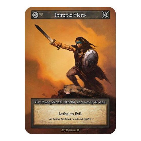 Intrepid Hero (GT) Exceptional (Lightly Played) Gothic Sorcery: Contested Realm: 2025