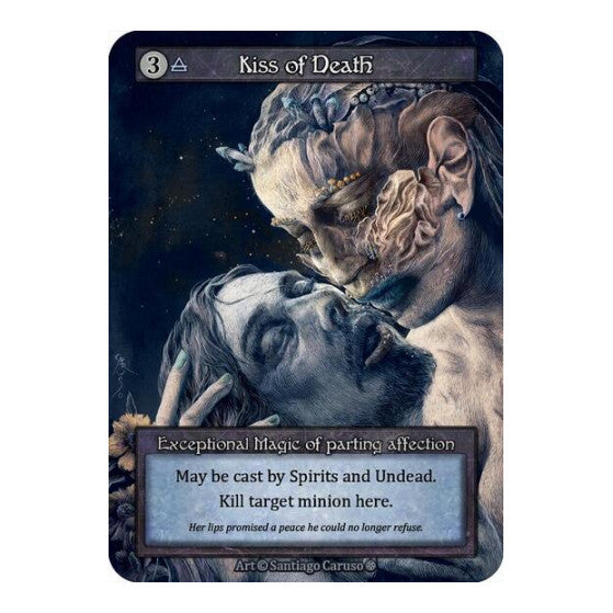 Kiss of Death (GT) Exceptional (Lightly Played) Gothic Sorcery: Contested Realm: 2025