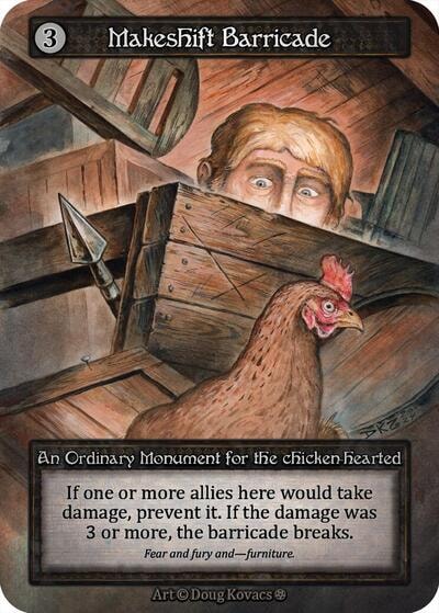 Makeshift Barricade (GT) Ordinary Gothic Sorcery: Contested Realm: 2025