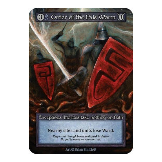Order of the Pale Worm (GT) Exceptional (Lightly Played) Gothic Sorcery: Contested Realm: 2025