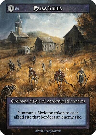 Raise Militia (GT) Ordinary (Lightly Played) Gothic Sorcery: Contested Realm: 2025