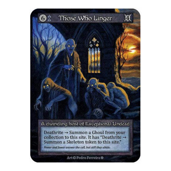 Those Who Linger (GT) Exceptional (Lightly Played) Gothic Sorcery: Contested Realm: 2025