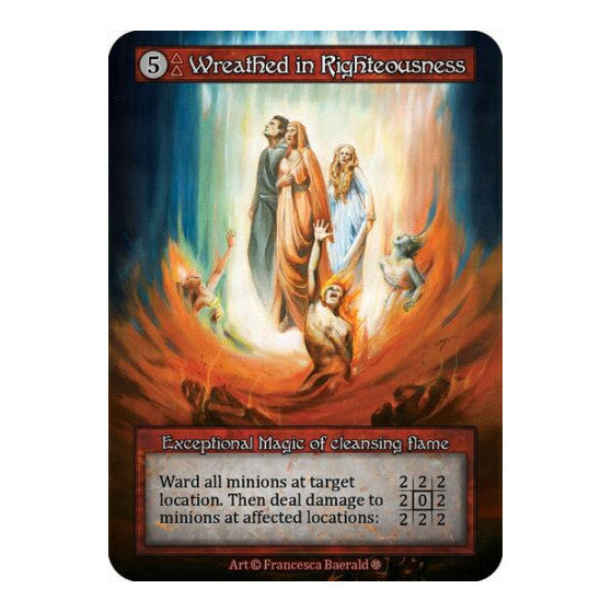 Wreathed in Righteousness (GT) Exceptional (Lightly Played) Gothic Sorcery: Contested Realm: 2025