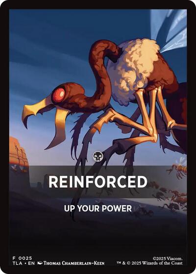 Reinforced Theme Card (TLA) #25 T (Near Mint) Avatar: The Last Airbender Magic: The Gathering: 2025