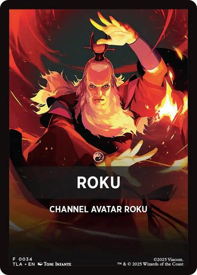 Roku Theme Card (TLA) #34 T (Near Mint) Avatar: The Last Airbender Magic: The Gathering: 2025