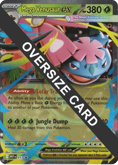 Mega Venusaur ex 013 (PR) #013 Promo (Holofoil Near Mint) Jumbo Cards Pokemon: 2015