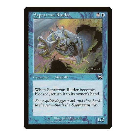 Saprazzan Raider (MMQ) #102 Common Mercadian Masques Magic: The Gathering: 1999