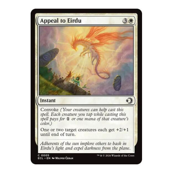 Appeal to Eirdu (ECL) #5 Common Lorwyn Eclipsed Magic: The Gathering: 2026